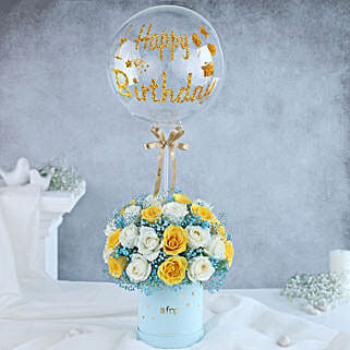 Heavenly Surprise Birthday Floral Box