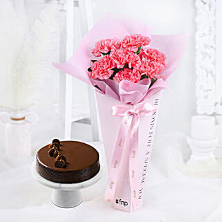Indulgent Cake N Floral Beauty Combo-picture-22