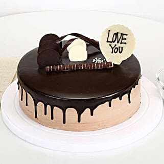 Love You Valentine Chocolate Cake Half Kg-picture-28