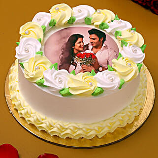 Loving You Photo Vanilla Cake Half Kg-picture-10