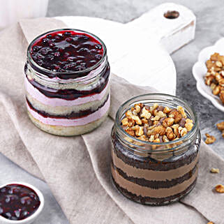 Luxurious Blueberry N Choco Walnut Jar Cakes-picture-44