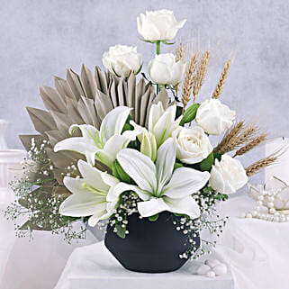 Luxury White Lily Ensemble-image-4