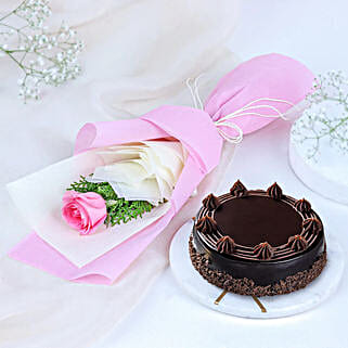 Mesmerising Rose N Cake Gift-picture-22