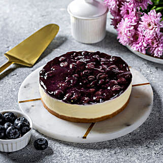 Midnight Blueberry Cheesecake