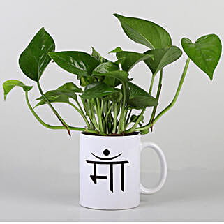 Money Plant In Maa Printed Mug-picture-20