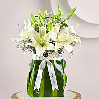 Moonlight Bouquet Of Lilies-image-32