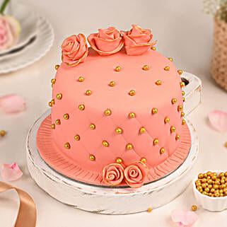 Pearly Rosettes Designer Cake-picture-39
