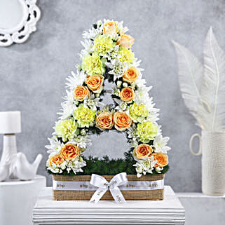 Personalised Artistic Rosey Arrangement