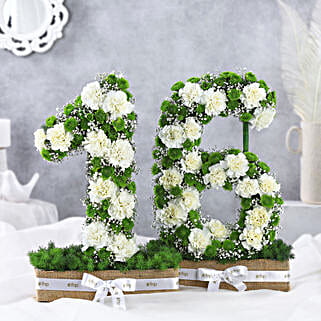 Personalised Carnation Blooming Gift Arrangement-picture-19