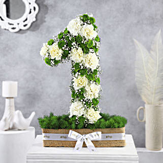 Personalised Carnations Joyful Arrangement-picture-45