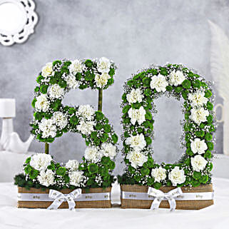 Personalised Celebrating Carnation Gift Arrangement-picture-36
