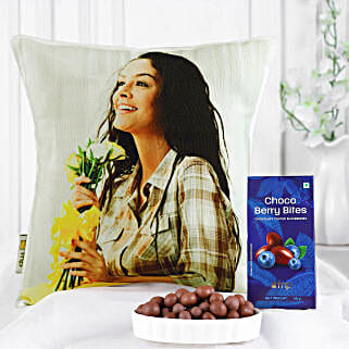 Personalised Cushion N Choco Moments Combo-picture-18