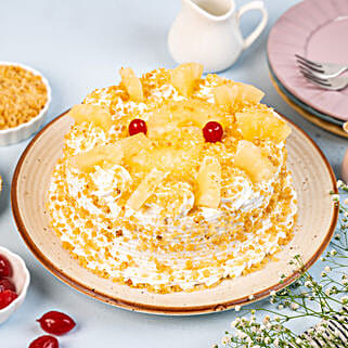 Pineapple With Butterscotch Cake Half Kg-picture-42