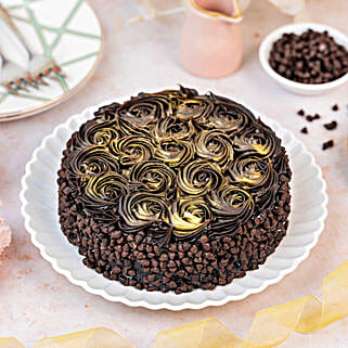 Premium Truffle Designer Cake Half Kg Eggless-picture-16