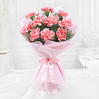 Pretty Pink Carnations Bouquet-picture-14