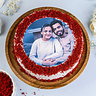 Red Velvet Photo Cake Half Kg-picture-11