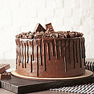 Rich Chocolate Cream Cake Half Kg-image-10