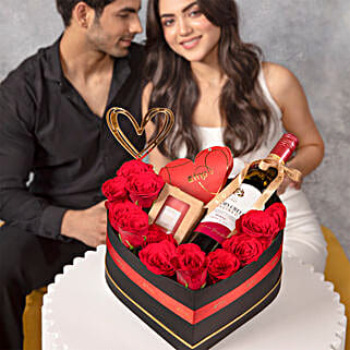 Romantic Affair Valentine Heart Gift Box