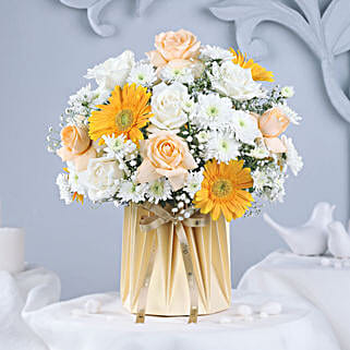 Romantic Union of Roses and Gerberas-picture-50