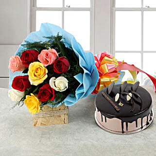 Rose Repose Combo Eggless-picture-35