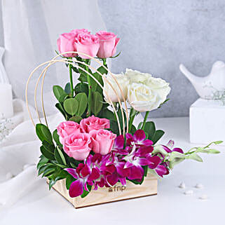 Royal Orchid & Rose Embrace-picture-18