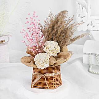 Rustic Elegance Dry Flower Ensemble-picture-36