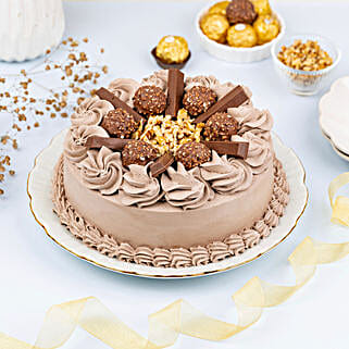 Scrumptious Rocher Chocolate Cake 1 Kg-picture-30