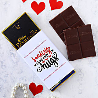 Sending Luv N Hugs Bournville Dark Chocolate Bar