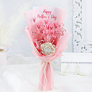 Serene Pink Dry Flower Arrangement-picture-37