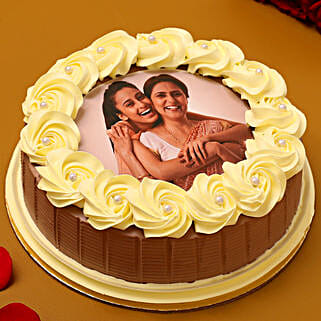 Special Bond Photo Chocolate Cake Half Kg-picture-37