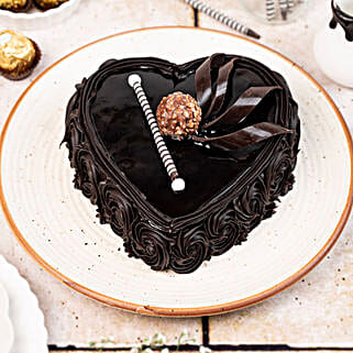 Special Floral Chocolate Cake Half kg-image-48
