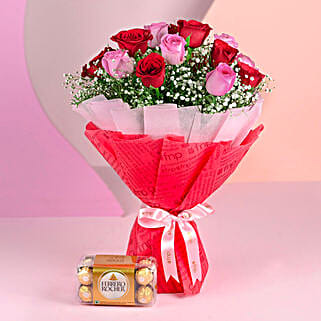 Sprinkle of Love Roses N Chocolates Combo-picture-29