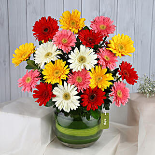 Summery Gerbera Blooming Bouquet-image-8