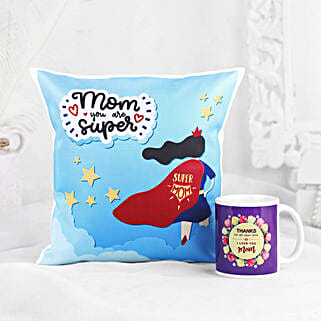 Super Mom Cushion And Mug Combo-picture-35