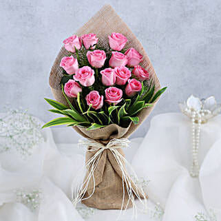 Sweet Pink Roses Bunch-picture-29