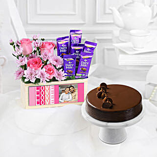 Sweet Symphony Chocolate and Flower Delight Combo-picture-42