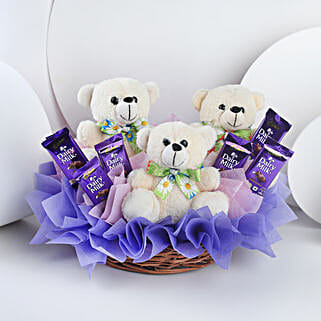 Teddy and Chocolate Basket-picture-22