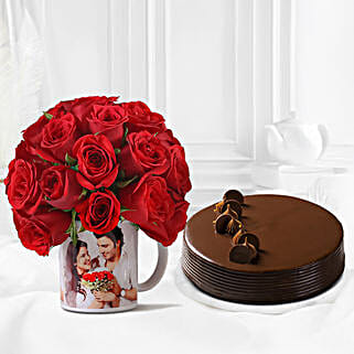 Truffle Cake 20 Red Roses Mug-picture-43