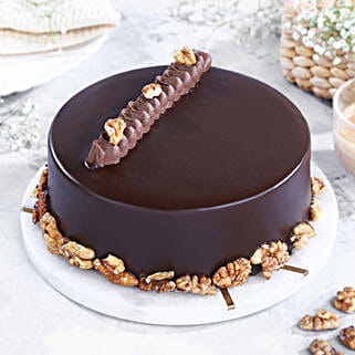 Walnut Chocolate Bliss Cake Half Kg-image-37