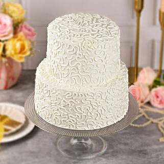 White Chocolate Fantasy Wedding Cake 2 Kg-picture-12