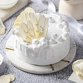 White Forest Cream Cake Half Kg-image-9