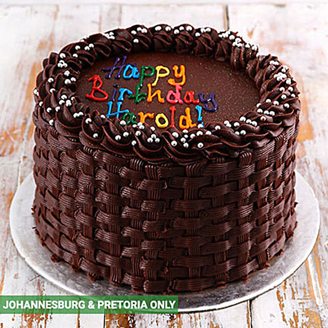 Simple Chocolate Birthday Cake In South Africa Gift Simple