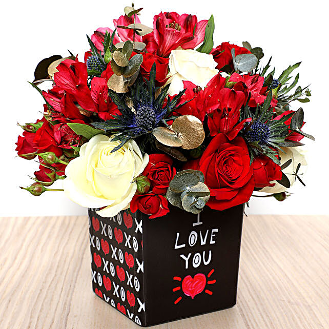 valentine day flowers for him