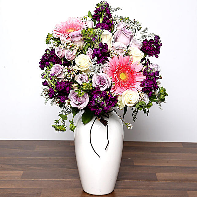 Colourful Beautiful Flower Vase In Uae Gift Colourful Beautiful