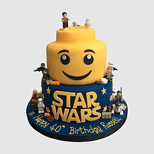 Lego Star Wars Birthday Cake